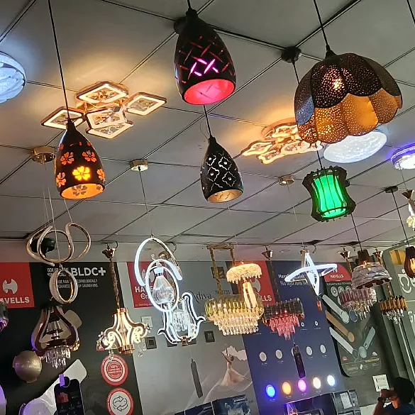 Our Lighting & Fans section at the Yelwala store