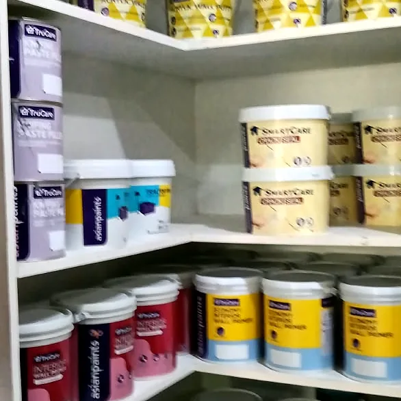 Our Paint & Finishes section at the Yelwala store