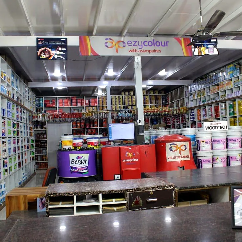 Our Paint & Finishes section at the Yelwala store