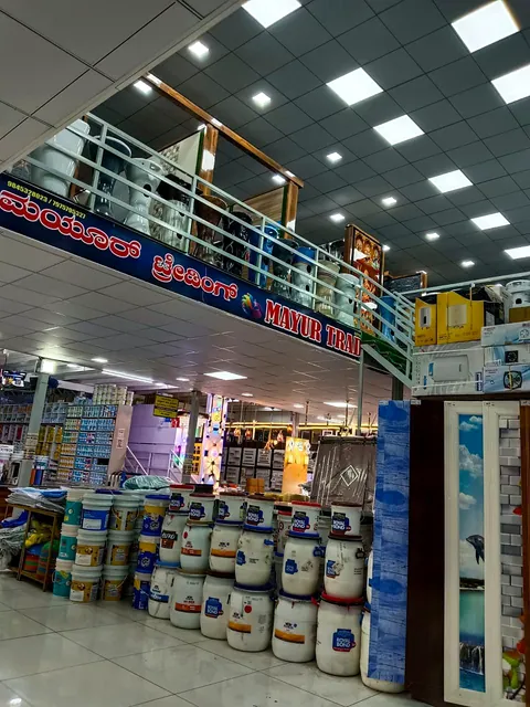 The mezzanine above the main floor