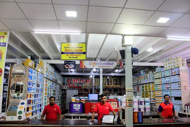 Our staff at the paint counter
